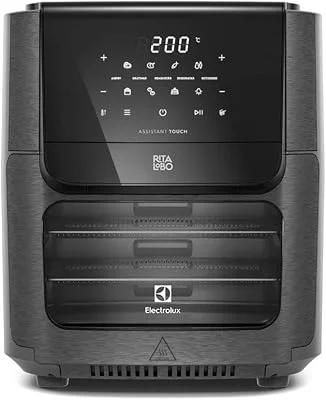 Anúncio patrocinado – Electrolux Air Fryer Forno 5 x 1 12L 1700W Digital Espeto Giratório 2 Bandejas Antiaderentes 10 funç...