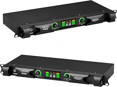 Anúncio patrocinado – Amplificador de Potência Digital Classe D VEDO M300, 2 Canais 300W x 2 @ 8Ω, Chassis Metálico 1U, Pr...