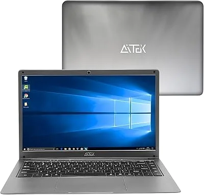 Notebook 14" HD Compacto Slim, 6GB RAM DDR4/SSD 256GB, Windows 10 Pro com Wi-Fi Dual Band, para Trabalho Home Office Estud...