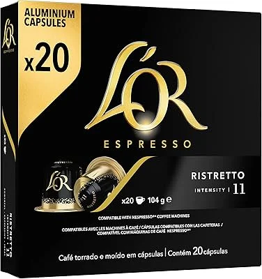 L'OR Café L'Or Cápsula Ristretto - 1 Unidade Com 20 Cápsulas