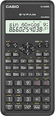 Calculadora Científica FX-82MS-2-S4-DH 240 Funções Preta Casio