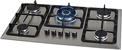FISCHER COOKTOP GÁS 5 BOCAS TC INFINITY MESA INOX BIVOLT 23678-54121