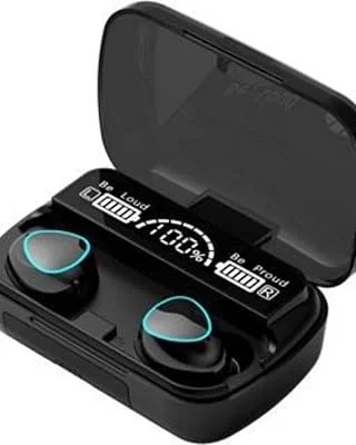 Fone de ouvido sem fio POTIPO M10-TWS Bluetooth 5.1, fone de ouvido intra-auricular à prova d'água IPX7, microfone estéreo...