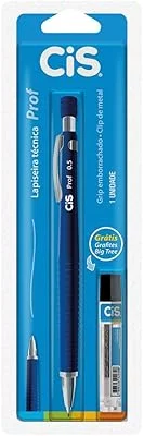 Lapiseira Técnica Prof 0.5 mm, CIS, Azul, Blister c/1 unidade