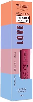 Anúncio patrocinado – Batom Líquido Matte 48H Max Love - Longa Duração Sem Transferência - Cor 280 Nude - Maquiagem Boca C...