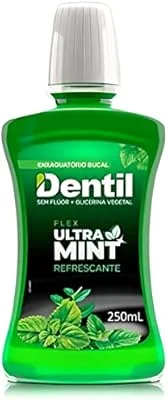 Enxaguante Bucal Ultramint sem Fluor, Verde, Dentil, 250 ml