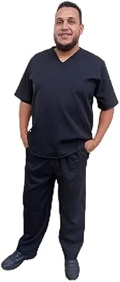 roupa de umbanda candomblé Ração masculina 2 peças bata e calça oxford