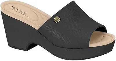 Tamanco Modare Salto Grosso Ref 7137.123.28284 Creme 034