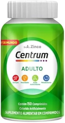 Centrum Adulto Multivitaminico Diário Adulto de A a Z, com Magnesio e Vitamina D, 150 comprimidos