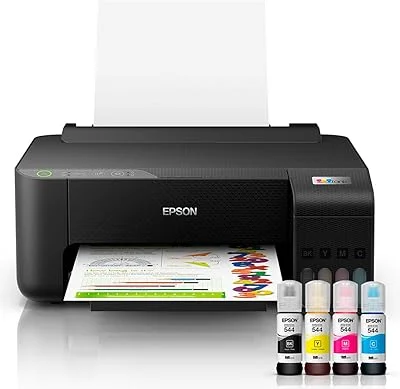 Impressora Epson EcoTank L1250 - Tanque de Tinta Colorida, Wi-Fi Direct, Comando de voz, Bivolt, Cor: Preto