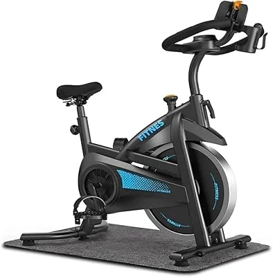 Bicicleta Ergométrica Spinning Profissional Wizo - Inércia 12kg, Suporta 150kg, Silenciosa, Ajustável para Altura 1.50m a ...