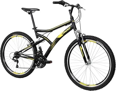 Caloi Bicicleta Andes, Aro 26, Câmbio 21 Velocidades, Preta