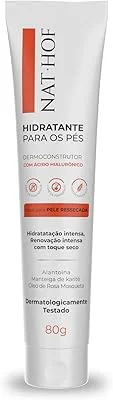 Anúncio patrocinado – Creme Hidratante para Pés Dermoconstrutor NAT HOF 80g | Pés Ressecados, Rachados, Sensíveis | Alanto...