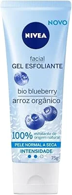 NIVEA Gel Esfoliante Facial Refrescante 75ml - Limpeza profunda e estimulação da renovação celular, contém as vitaminas E ...