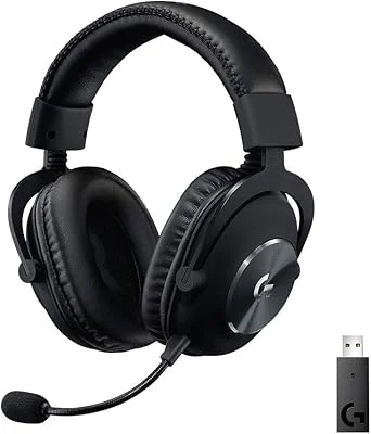 Anúncio patrocinado – Headset Gamer Sem Fio Logitech G PRO X Wireless LIGHTSPEED com 7.1 Dolby Surround, Tecnologia Blue V...