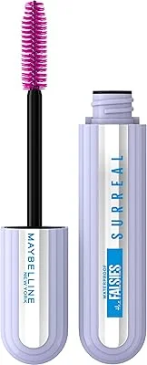 Maybelline NY The Falsies Surreal Máscara de Cílios, Efeito 3D, À Prova D'Água com Mix de Fibras Ultra-Longas, Aplicador 6...