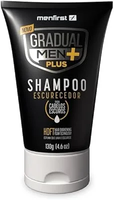 Shampoo Escurecedor de Cabelo Gradual Men PLUS - Potente e Rápido - Escuro - 1.3E+2 ml