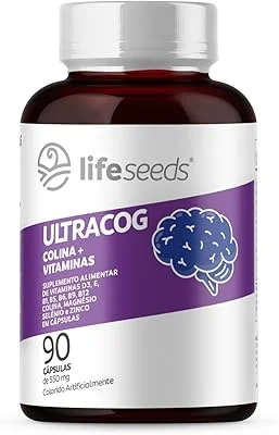 Anúncio patrocinado – ULTRACOG - Colina 400mg + Vitaminas D3, E, B1, B5, B6, B9, B12, Magnésio, Selênio e Zinco – 90 Cápsulas