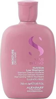 Alfaparf Milano Semi Di Lino Moisture, Shampoo Profissional Nutritivo para Cabelos Secos, Hidrata, Nutre e Amacia 250ml