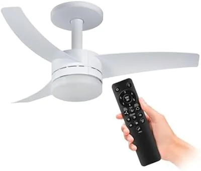 Ventilador de Teto Arno Ultimate Bivolt Branco VX13, 150W, Controle Remoto, 6 Velocidades, 4 Funções e Iluminação para 2 Lâmpadas