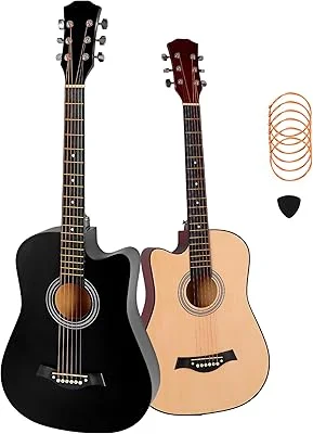 HOLTTER Violão Clássico Acústico para Iniciantes Destros Seis Cordas de Aço Acabamento Fosco Violão Tradicional Seis Corda...