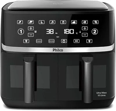 Air Fryer Philco 10L Cesto Duplo 2000W PAF10A 127V