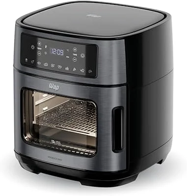 Anúncio patrocinado – Air Fryer Wap Oven WAOD2 Preto e Inox Black Digital com Timer 12L