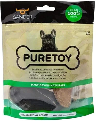 Casco Bovino Natural Desidratado para Cachorro