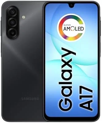 Celular Samsung Galaxy A17, 128GB, 4GB, 50MP Tela 6.7", IP54 - Preto