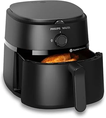 Philips Walita Fritadeira Airfryer Série 1000 4,2L, Tecnologia Rapid Air, 12 Funções de Cozimento, Economia de Energia, Li...