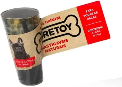 Kit Mordedores Naturais Chifre Bovino para Cachorro