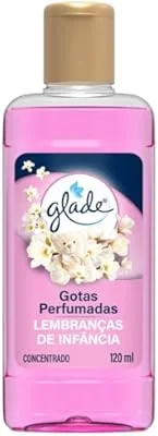 Glade Aromatizador de Ambiente Lembranças de Infância, Gotas Perfumadas com Óleos Essenciais, 120ml