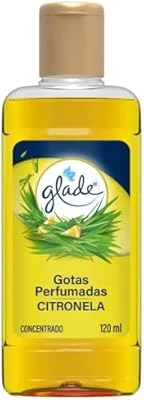 Glade Aromatizador de Ambiente Citronela, Gotas Perfumadas com Óleos Essenciais, 120ml