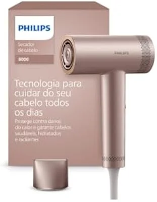 Secador de Cabelo Philips Série 8000 ThermoShield 1400W 110V