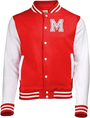Jaqueta College Varsity Americana Letra M bordada