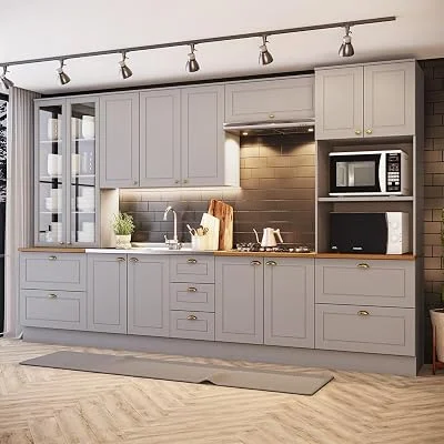 Cozinha Completa 6 Peças Com Cristaleira Amy Casa 812