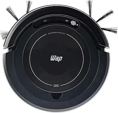 Anúncio patrocinado – WAP Aspirador de Pó Robô ROBOT W100 3 em 1, Automático, 250ml, com Sistema de Antiqueda e Colisão, 1...