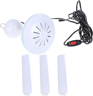 Ventilador de teto externo de 35 polegadas para pendurar para barraca de acampamento e viagem 12 V 20 W silencioso