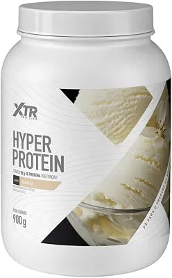 XTR, Hyper Protein, Whey Protein, Concentrado, Baunilha, 900 g | Proteína em cada porção, Zero adição de açúcares, Rápida absorção no pós-treino, Não contém glúten, Fácil preparo