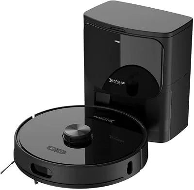 Robô Aspirador de Pó e Passa Pano KABUM! smart K1100 - Mapeia a Laser, 2 MOPs, até 10.000Pa, Alexa/Google, BT, 127v, Preto...