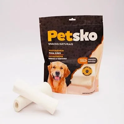 Mordedor Center Cut Branqueado Bovino PETSKO 100% Natural Para Cães - 1 Unidade | 100% Natural