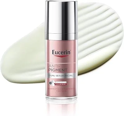 EUCERIN Dual Sérum Facial Antimanchas e Anti-idade 30ml, Anti-Pigment, Clareador, Thiamidol, Ácido Hialurônico | Anti-Pigment, Clareador, Thiamidol, Ácido Hialurônico