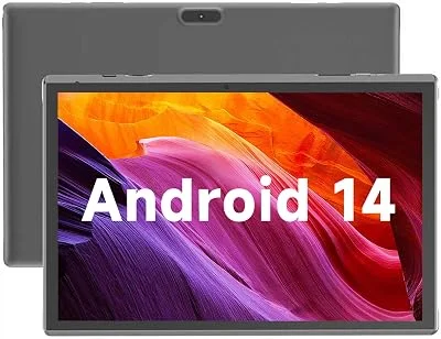 Tablet de 10 polegadas, Android, 14 tablets, computador tablet de 10 polegadas, 6 GB de RAM, 32 GB de ROM, expansão de 1 T...