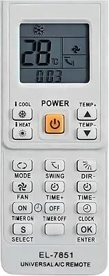 Anúncio patrocinado – Controle Remoto Universal para Ar Condicionado Compatível com Todos Modelos | Tela LCD, Funções Comp...