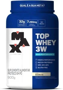 Top Whey 3W Mais Performance 900 g (Baunilha) - Max Titanium
