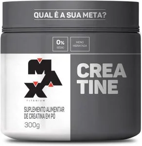 Creatina Monohidratada 100% Pura Pote 300 g - Max Titanium