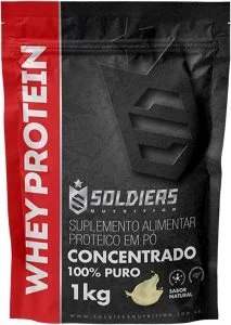 Whey Protein Concentrado 1 kg (Natural) - Soldiers Nutrition