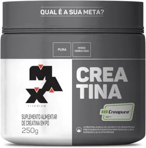 Creatina Monohidratada Creapure 250 g (83 doses) - Max Titanium