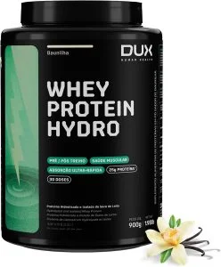Whey Protein Hydro Pote 900 g (Baunilha) - Dux Human Health