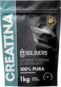 Creatina Monohidratada 1 kg 100% Pura - Soldiers Nutrition